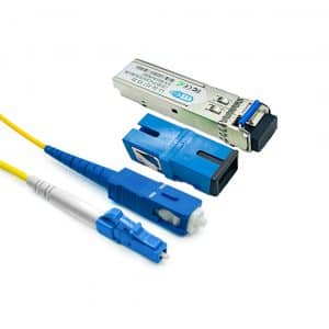 FTTH blue with optic