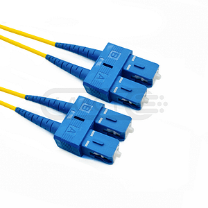 SC UPC to SC UPC Simplex Single Mode Fiber Optic Patch Cable