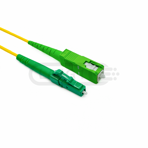 LC APC - SC APC OS2 simplex Glasvezel Patchkabel Geschikt voor Fritz Box 5530