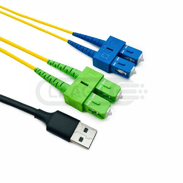 SC UPC to SC APC Simplex Single Mode Fiber Optic Patch Cable