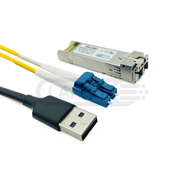 LC UPC to LC UPC Simplex Single Mode Fiber Optic Patch Cable