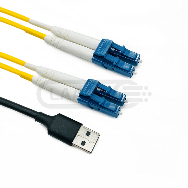 LC UPC to LC UPC Simplex Single Mode Fiber Optic Patch Cable