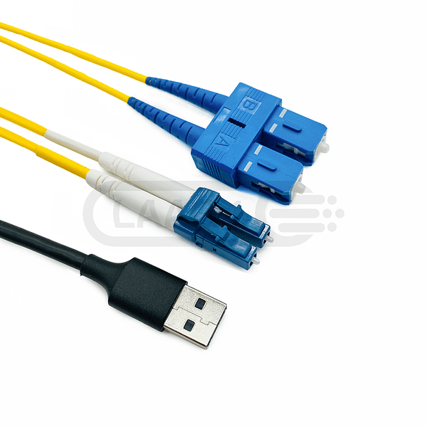 LC UPC to SC UPC Duplex Single Mode Fiber Optic Patch Cable