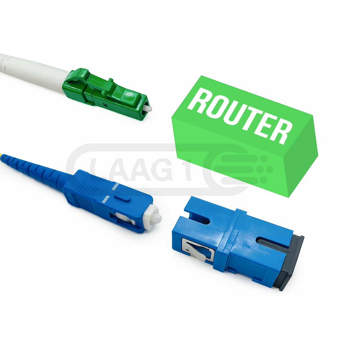 LC/APC - SC/UPC Glasvezelkabel Patchkabel | Geschikt voor Fritz!Box 5530 FTTH