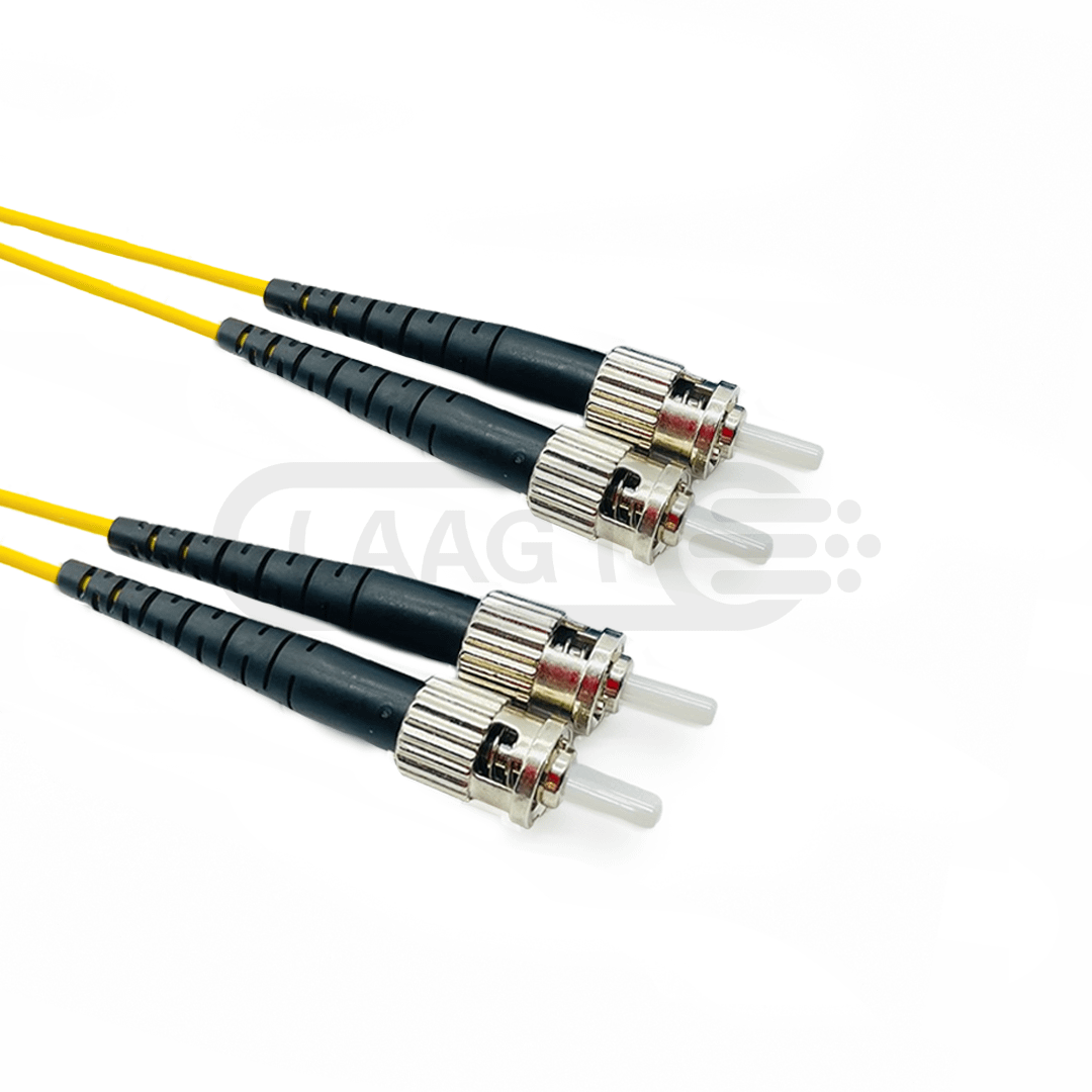 ST UPC to ST UPC Simplex Single Mode Fiber Optic Patch Cable